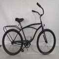 2021 USA Matt Black Adult 26 Mens Beach Cruiser Bikes Bicycles